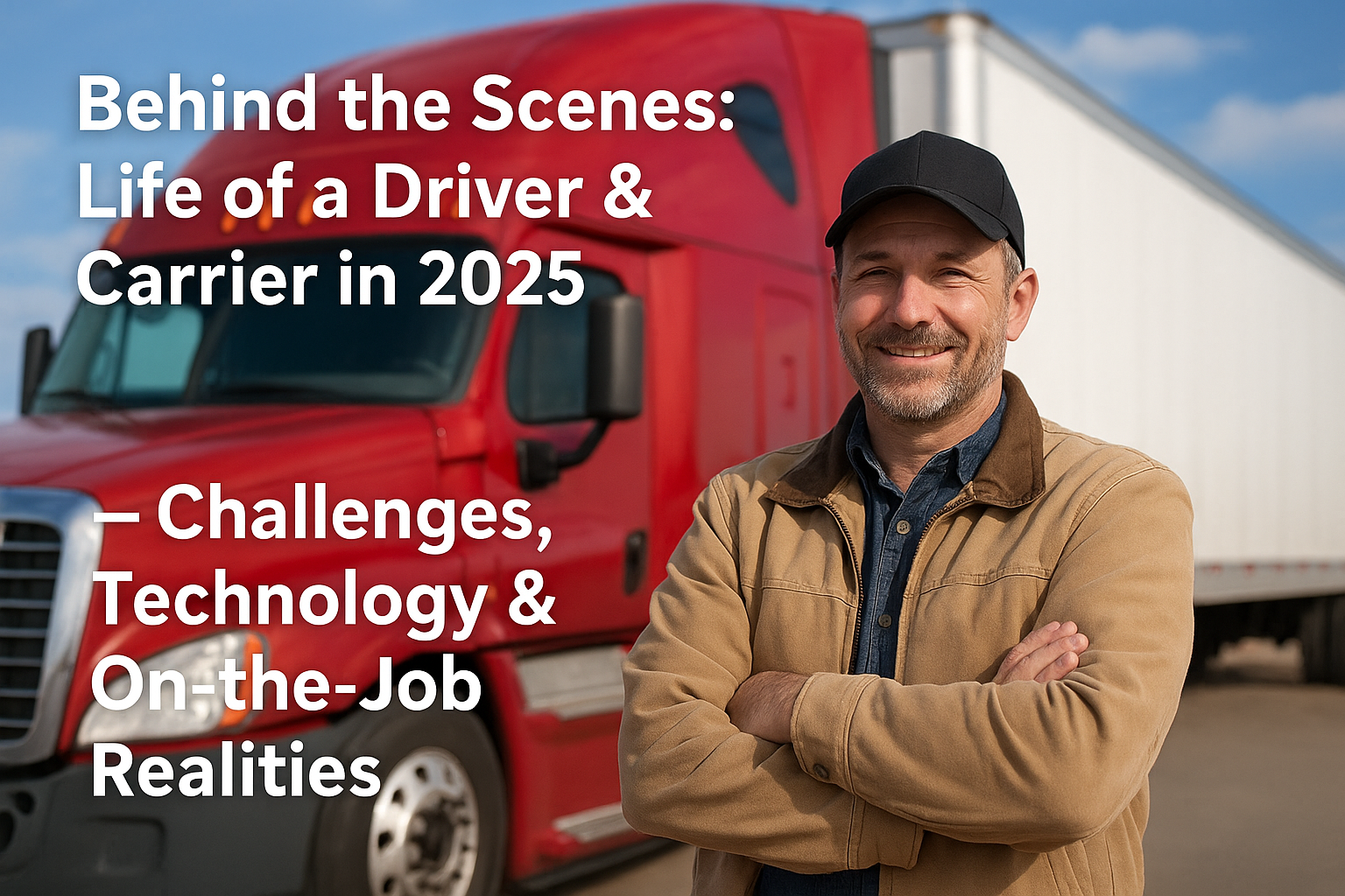 Behind the Scenes: Life of a Driver & Carrier in 2025 — Challenges, Technology & On-the-Job Realities